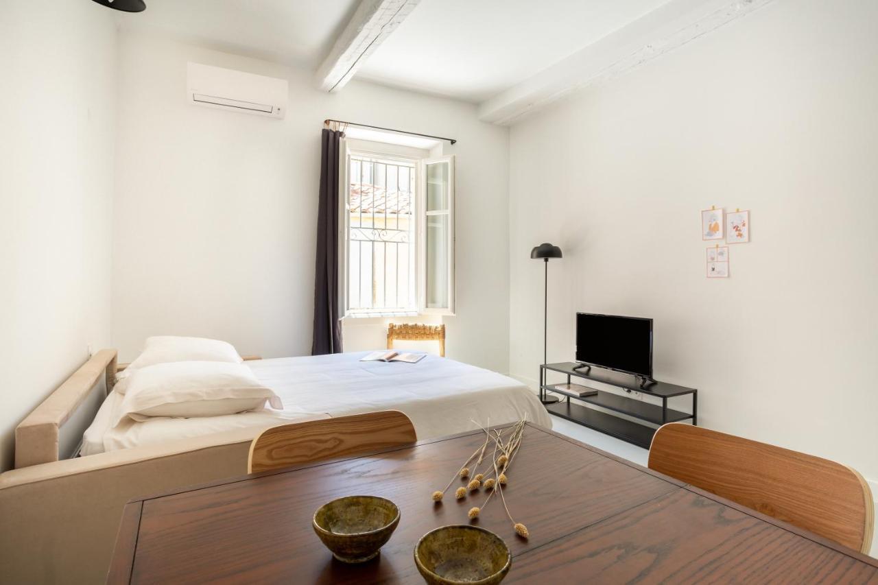 Appartement Vieil Antibes, 5mn à pied de la plage avec parking Extérieur photo